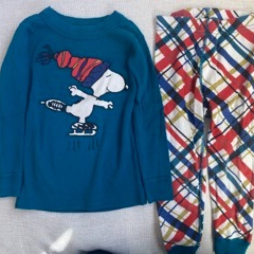 Hanna Anderson Peanuts Pajamas 3T